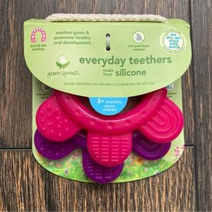 NEW! Green Sprouts Silicone Teethers